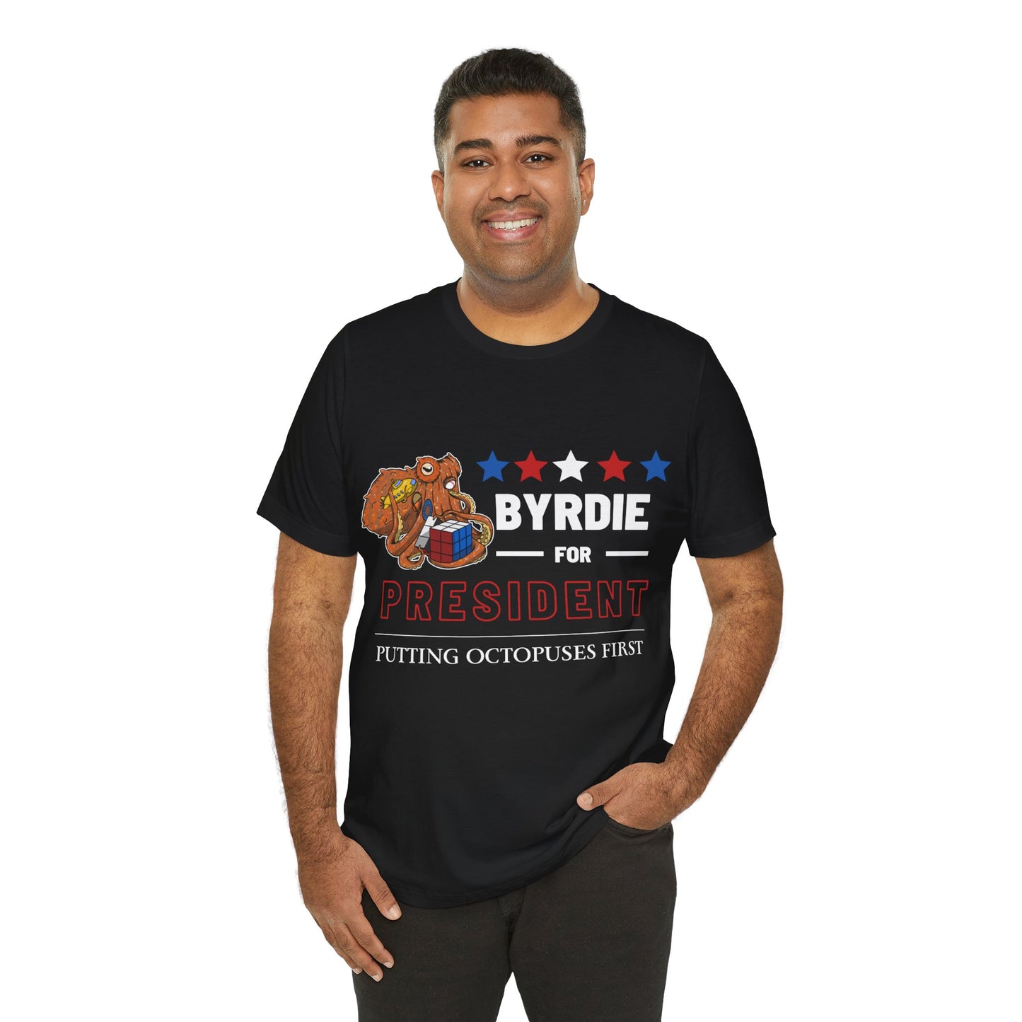 Byrdie for President - Putting Octopuses First